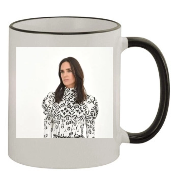 Jennifer Connelly 11oz Colored Rim & Handle Mug