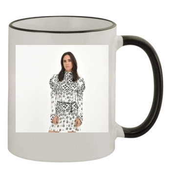 Jennifer Connelly 11oz Colored Rim & Handle Mug