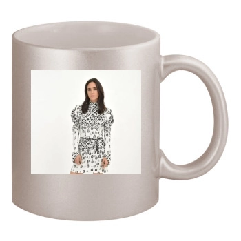 Jennifer Connelly 11oz Metallic Silver Mug