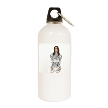 Jennifer Connelly White Water Bottle With Carabiner