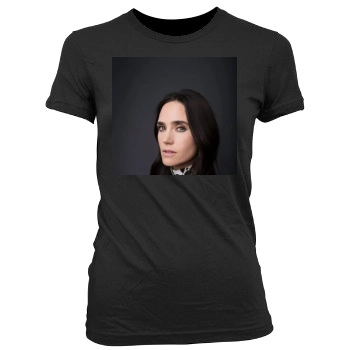 Jennifer Connelly Women's Junior Cut Crewneck T-Shirt