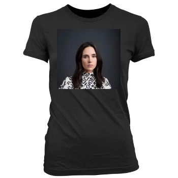 Jennifer Connelly Women's Junior Cut Crewneck T-Shirt