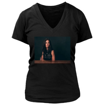 Jennifer Connelly Women's Deep V-Neck TShirt