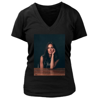 Jennifer Connelly Women's Deep V-Neck TShirt