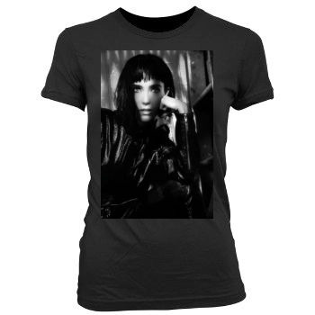 Jennifer Connelly Women's Junior Cut Crewneck T-Shirt