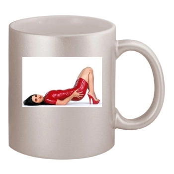 Jennifer Connelly 11oz Metallic Silver Mug