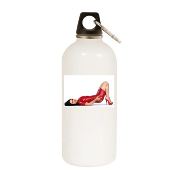 Jennifer Connelly White Water Bottle With Carabiner