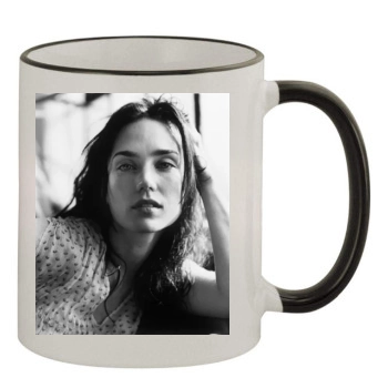 Jennifer Connelly 11oz Colored Rim & Handle Mug