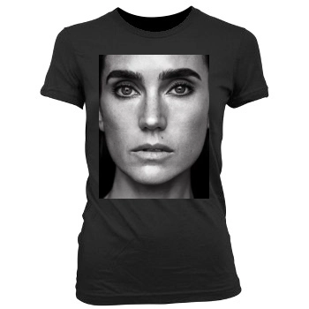 Jennifer Connelly Women's Junior Cut Crewneck T-Shirt