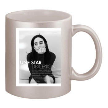 Jennifer Connelly 11oz Metallic Silver Mug