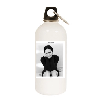 Jennifer Connelly White Water Bottle With Carabiner