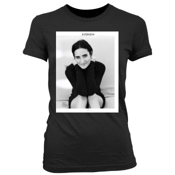 Jennifer Connelly Women's Junior Cut Crewneck T-Shirt