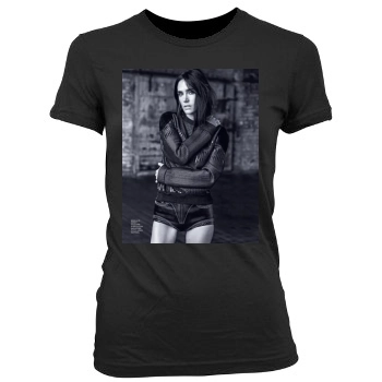 Jennifer Connelly Women's Junior Cut Crewneck T-Shirt