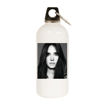 Jennifer Connelly White Water Bottle With Carabiner