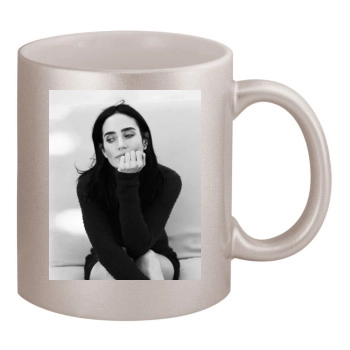 Jennifer Connelly 11oz Metallic Silver Mug