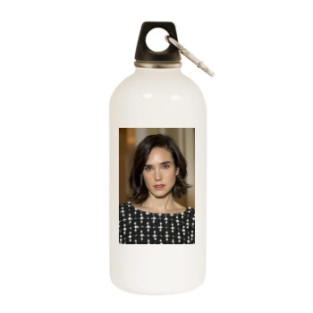 Jennifer Connelly White Water Bottle With Carabiner