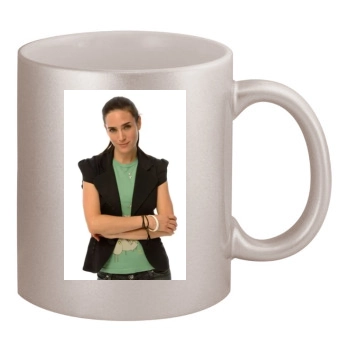 Jennifer Connelly 11oz Metallic Silver Mug