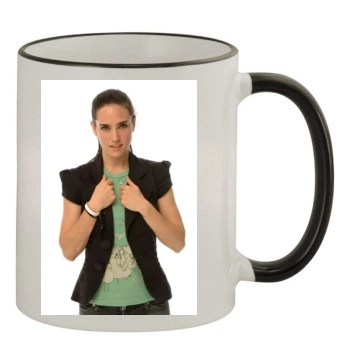 Jennifer Connelly 11oz Colored Rim & Handle Mug