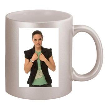 Jennifer Connelly 11oz Metallic Silver Mug