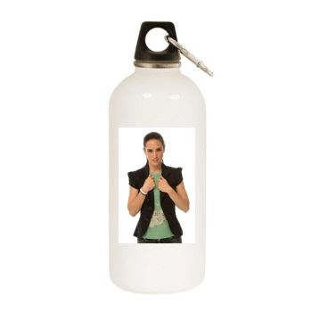 Jennifer Connelly White Water Bottle With Carabiner