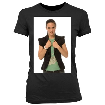 Jennifer Connelly Women's Junior Cut Crewneck T-Shirt