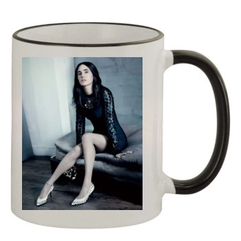 Jennifer Connelly 11oz Colored Rim & Handle Mug