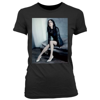 Jennifer Connelly Women's Junior Cut Crewneck T-Shirt