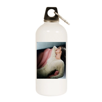 Jennifer Connelly White Water Bottle With Carabiner