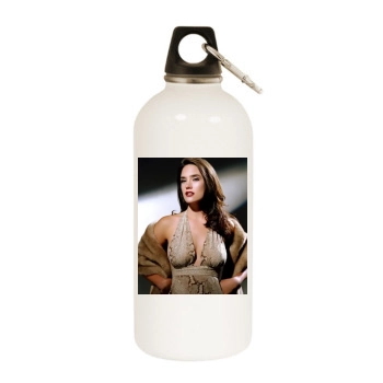 Jennifer Connelly White Water Bottle With Carabiner