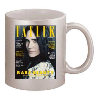 Jennifer Connelly 11oz Metallic Silver Mug