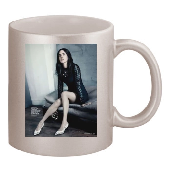 Jennifer Connelly 11oz Metallic Silver Mug