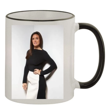 Jennifer Connelly 11oz Colored Rim & Handle Mug