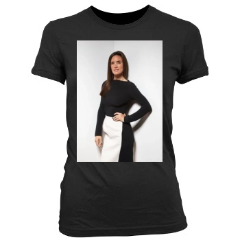 Jennifer Connelly Women's Junior Cut Crewneck T-Shirt