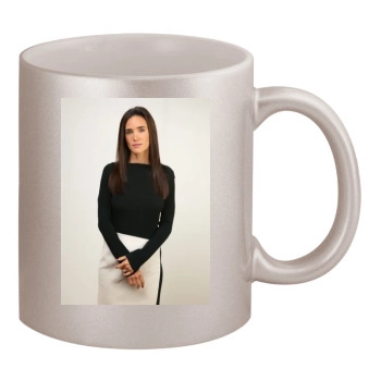 Jennifer Connelly 11oz Metallic Silver Mug