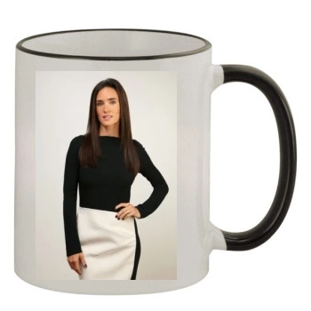 Jennifer Connelly 11oz Colored Rim & Handle Mug