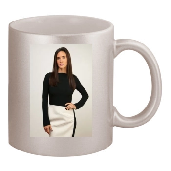 Jennifer Connelly 11oz Metallic Silver Mug