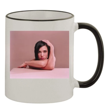 Jennifer Connelly 11oz Colored Rim & Handle Mug