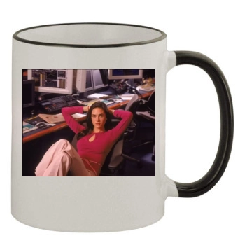 Jennifer Connelly 11oz Colored Rim & Handle Mug