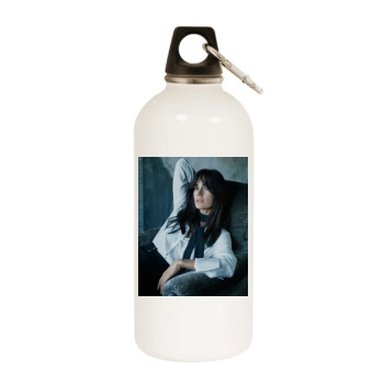 Jennifer Connelly White Water Bottle With Carabiner