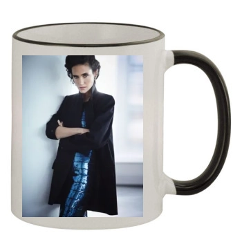 Jennifer Connelly 11oz Colored Rim & Handle Mug