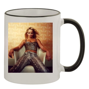 Jennifer Ellison 11oz Colored Rim & Handle Mug