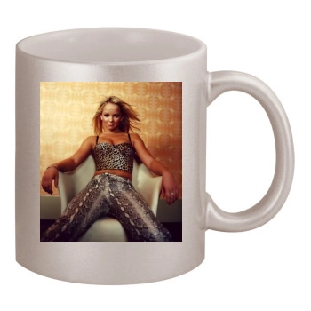 Jennifer Ellison 11oz Metallic Silver Mug