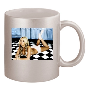 Jennifer Ellison 11oz Metallic Silver Mug