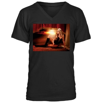 Jennifer Ellison Men's V-Neck T-Shirt