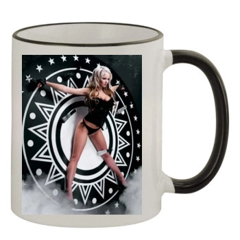 Jennifer Ellison 11oz Colored Rim & Handle Mug