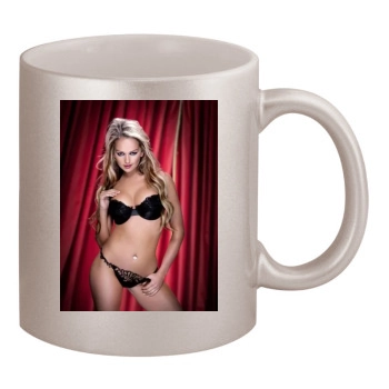 Jennifer Ellison 11oz Metallic Silver Mug