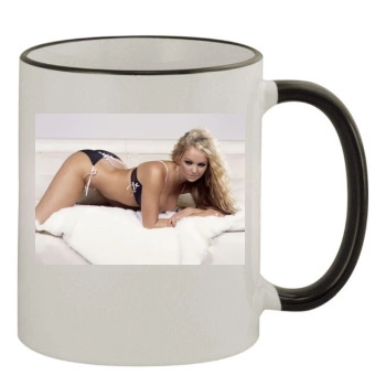 Jennifer Ellison 11oz Colored Rim & Handle Mug