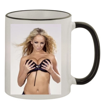 Jennifer Ellison 11oz Colored Rim & Handle Mug