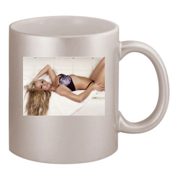 Jennifer Ellison 11oz Metallic Silver Mug