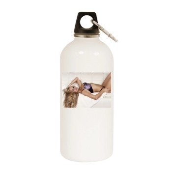Jennifer Ellison White Water Bottle With Carabiner
